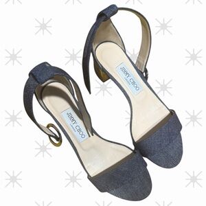 Jimmy Choo Denim Blue Heels